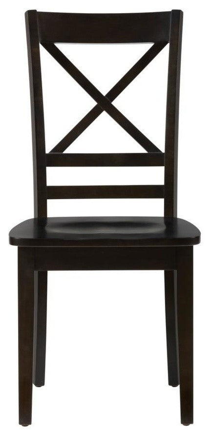 Simplicity EspressoxBack Chair, Set of 2