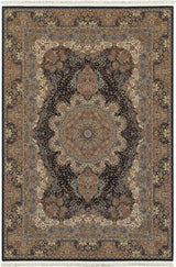 Oriental Weavers Masterpiece Dark Blue/ Multi Oriental Indoor Area Rug 5'3"X7'6"