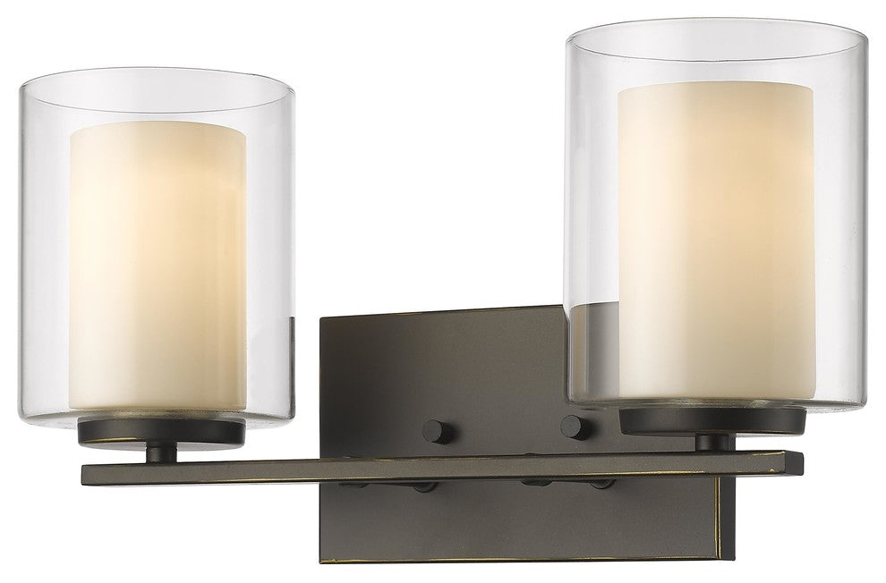 2 Light Vanity Light Olde Bronze
