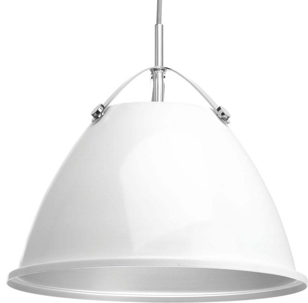 Tre Collection 1-Light Pendant, White