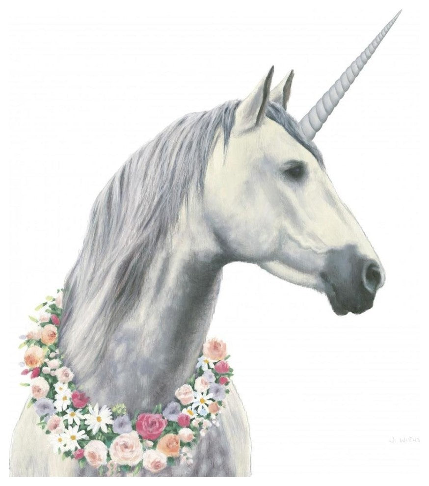 "Spirit Unicorn I Square" Digital Paper Print by James Wiens, 38"x38"
