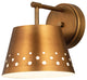 Zlite 6014-1S-RB 1-Light Wall Sconce, Rubbed Brass
