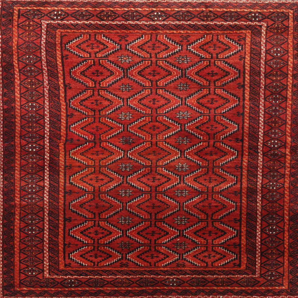 Ahgly Company Indoor Square Traditional Area Rugs, 7' Square