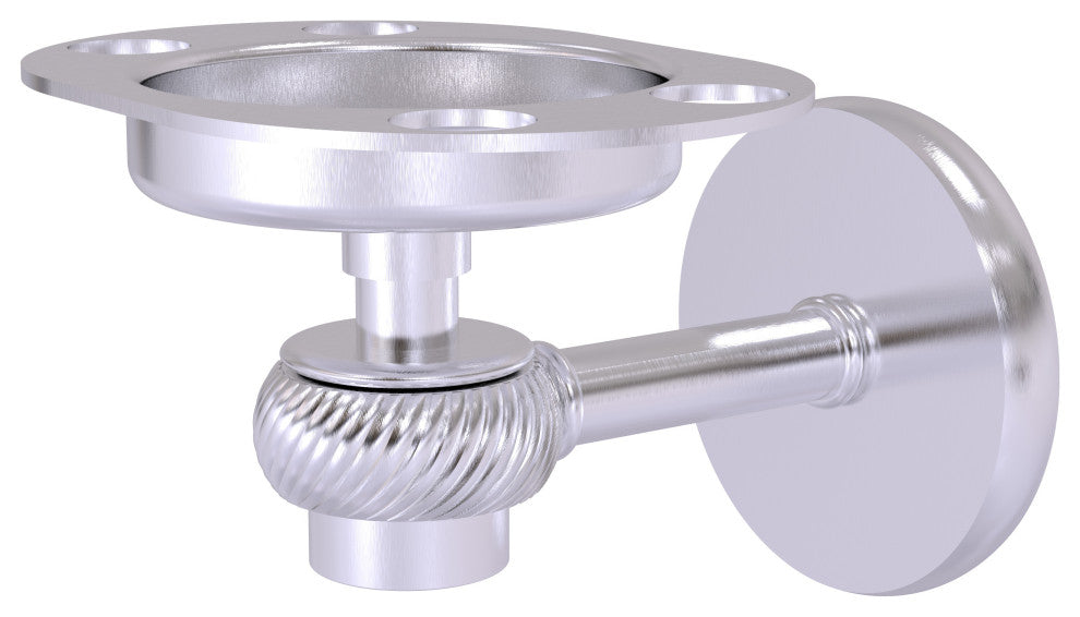 Satellite Orbit One Toothbrush Holder With Twist Accents, Satin Chrome