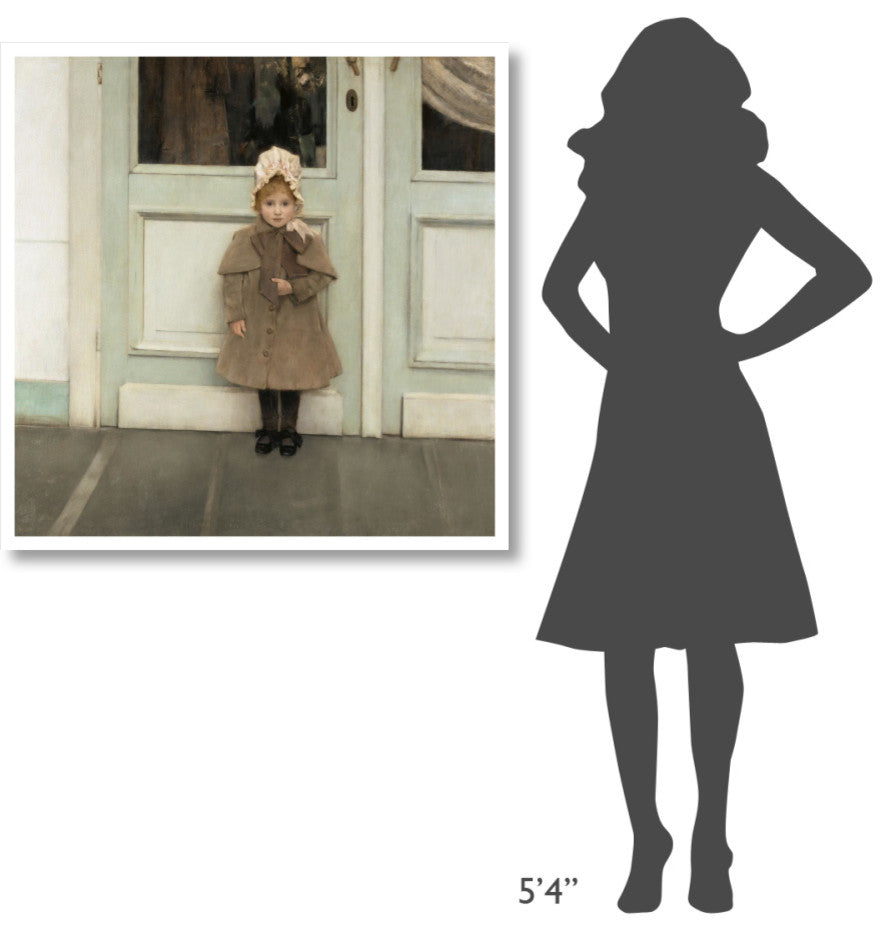 "Jeanne Kefer" Digital Paper Print by Fernand Khnopff, 38"x38"