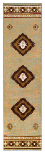 Surya Paramount PAR-1084 5'3"x7'9" Rug, Dark Brown/Sage/Dark Red/Khaki/Beige