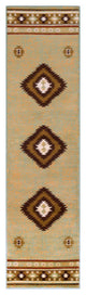 Surya Paramount PAR-1084 5'3"x7'9" Rug, Dark Brown/Sage/Dark Red/Khaki/Beige