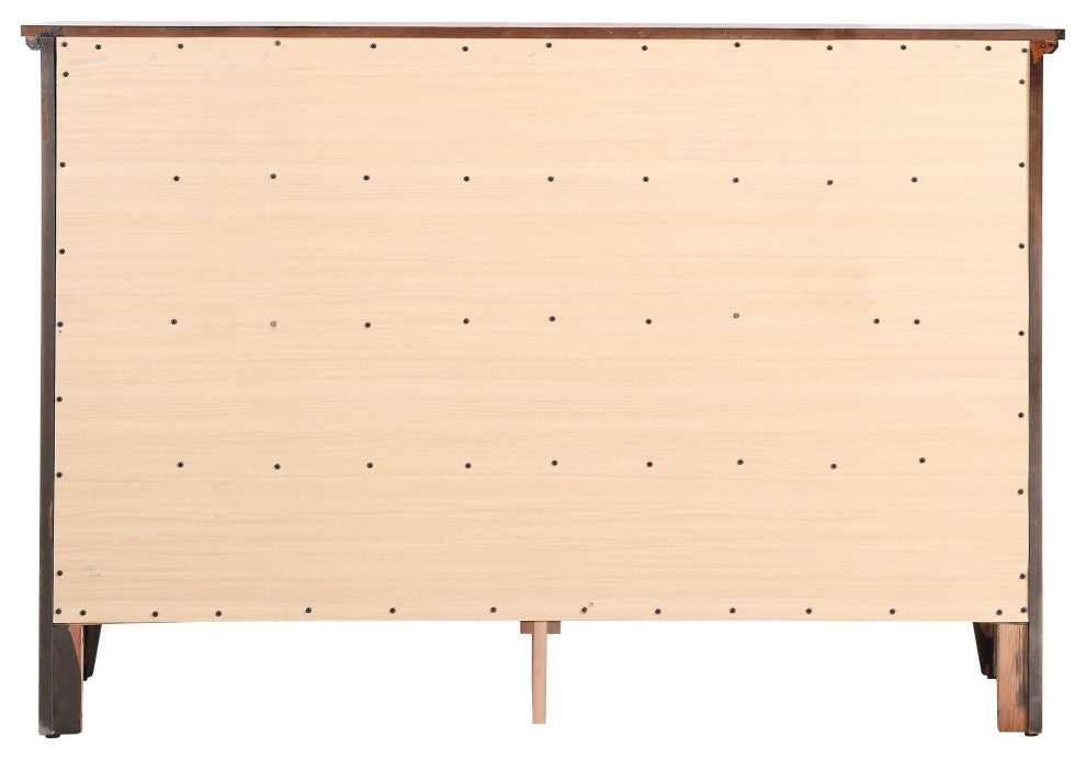 Simeon 8-Drawer Dresser, Cappuccino