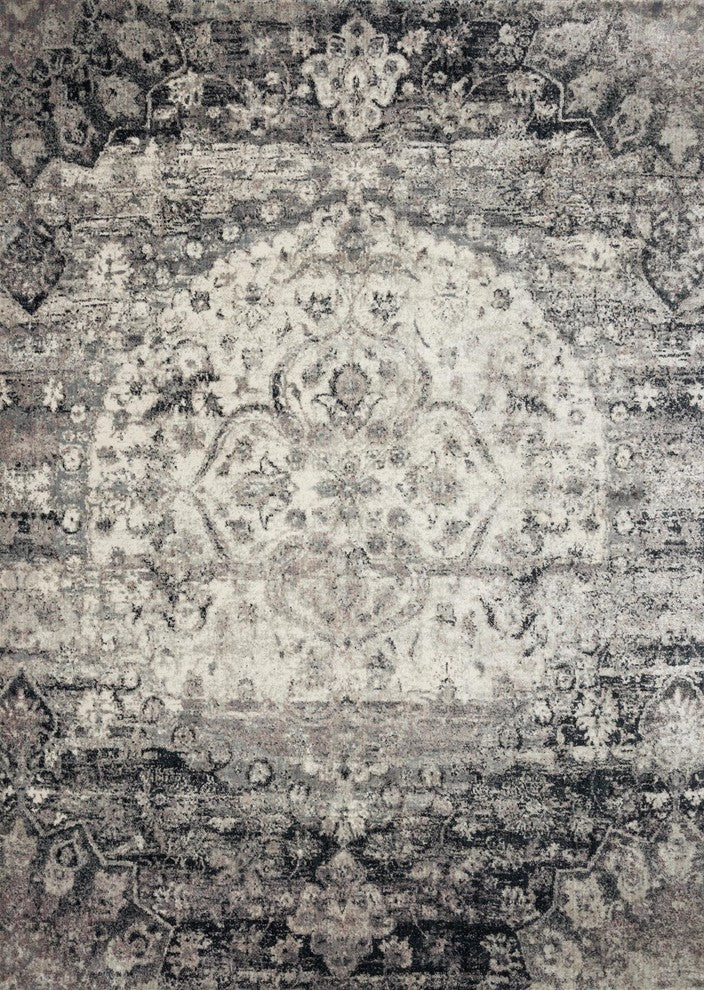 Anastasia Rug, Ink/Ivory, 9'6"x13'