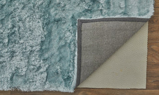 Weave & Wander Armada Plush Shag Rug, Light Aqua, 4'9"x7'6"