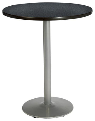 KFI 36" Round Bar Height Breakroom Table - Chacoal - Engineered Wood