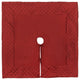 Vickerman Qtx190152 52" Burgundy Quilt Stitch Jewel Christmas Tree Skirt