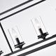 Tillia Modern Black Brushed Coffee 5-Light Chandelier