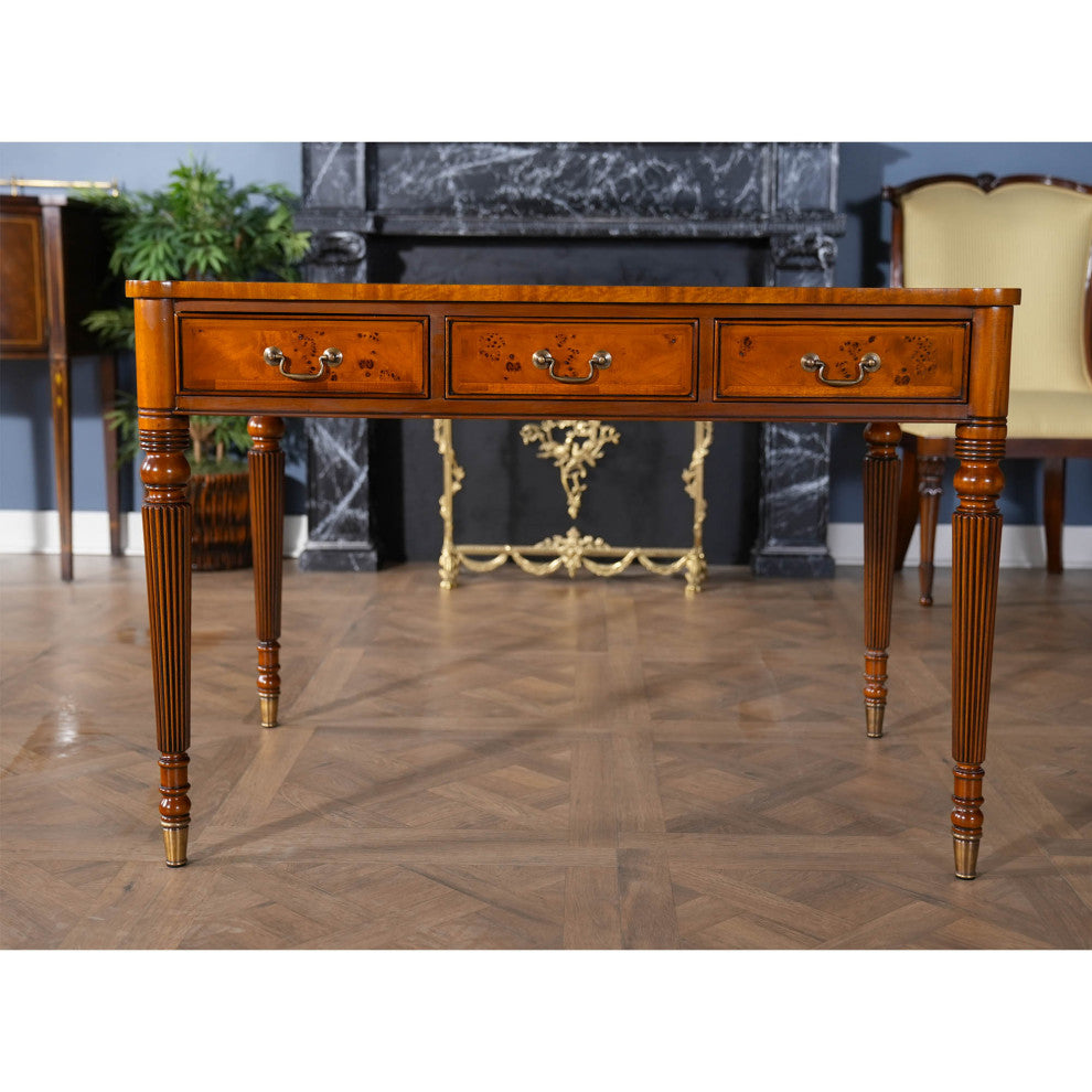 Burled Writing Table