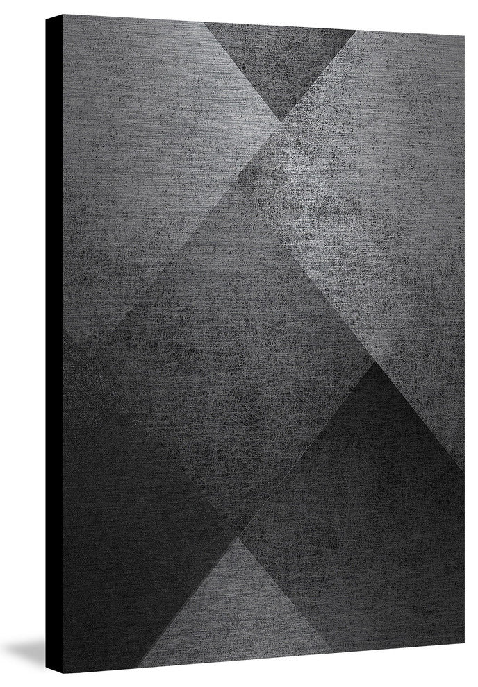 "Hardly Visible" Painting Print on Brushed Aluminum