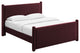 Rael Performance Velvet King Platform Bed, Mulberry