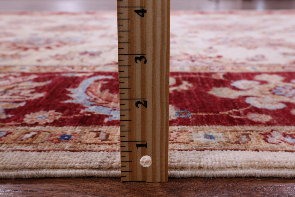 5' 7" X 7' 10" Persian Tabriz Hand Knotted Wool Rug - Q12793