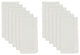 Classic Hemstitch Border Dinner Napkin, Set of 12, Ivory, 20" X 20"