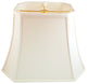 Royal Designs Rectangle Cut Corner Lamp Shade, White, (5x6.5)x(8x12)x10, Single