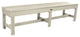 Sequoia Weldon 6'' Backless Picnic Bench, Whitewash
