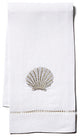 Shell Fingertip Towel, White Linen