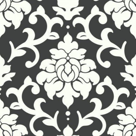 Damaks Peel and Stick Wallpaper, Black