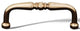Polished Brass RKI Decorative Curved Pull, RKICP04T