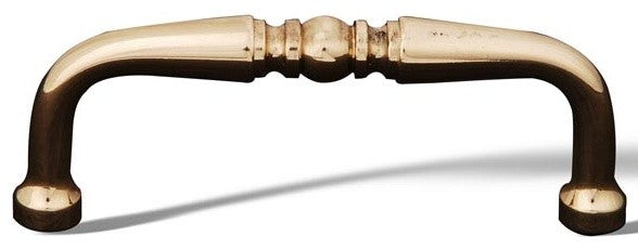 Polished Brass RKI Decorative Curved Pull, RKICP04T
