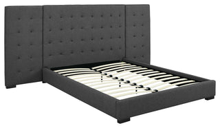 Primrose Queen Upholstered Fabric Platform Bed
