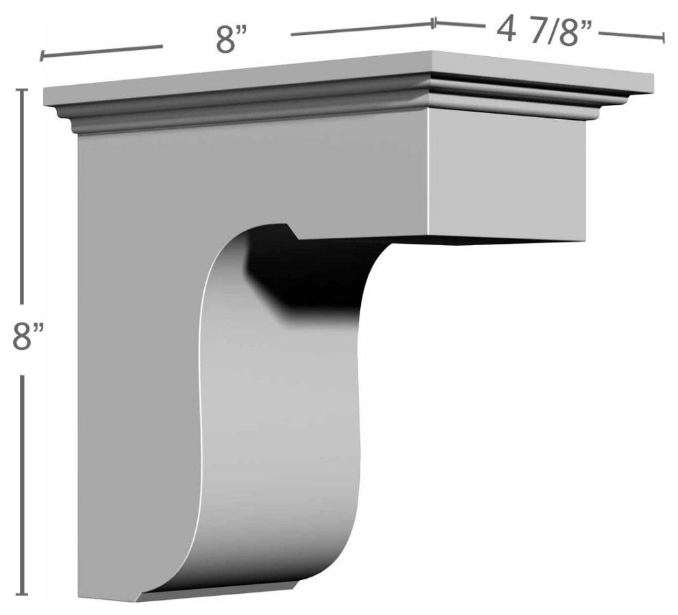 4 7/8"W x 8"D x 8"H Legacy Bracket