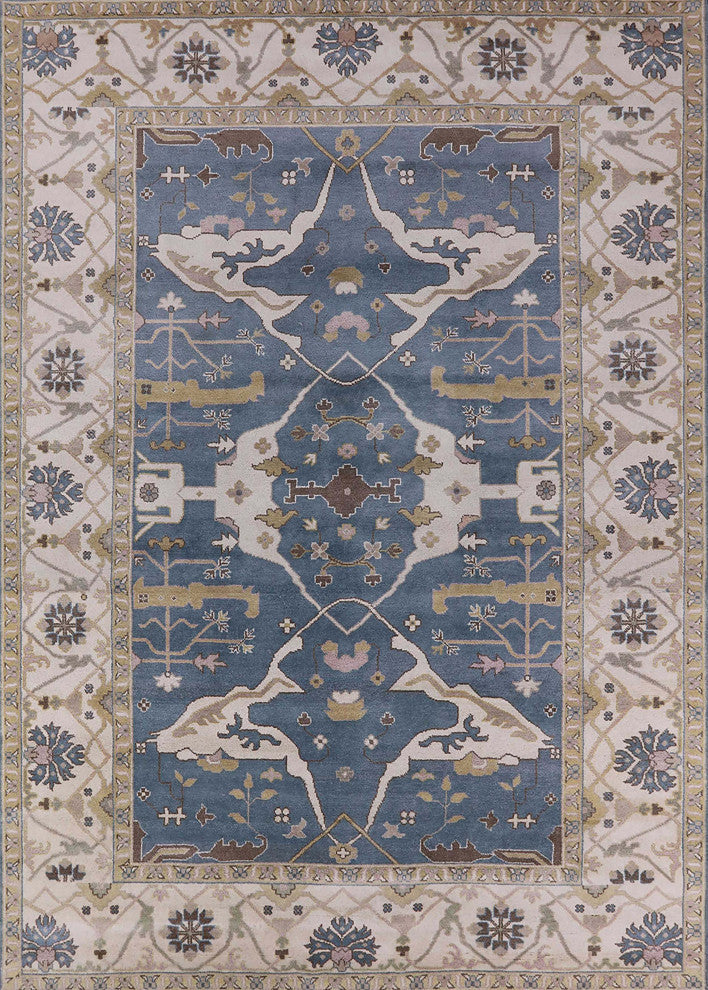 Ahgly Company Indoor Rectangle Mid-Century Modern Area Rugs, 6' x 9'