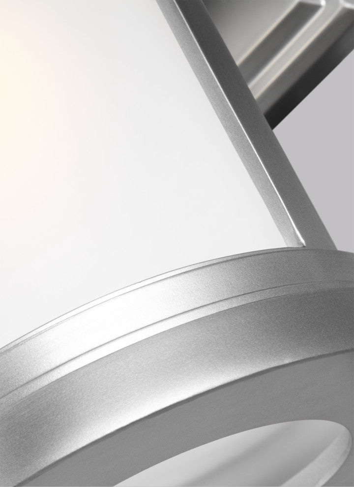 Newport Small Lantern, Painted Brushed Steel