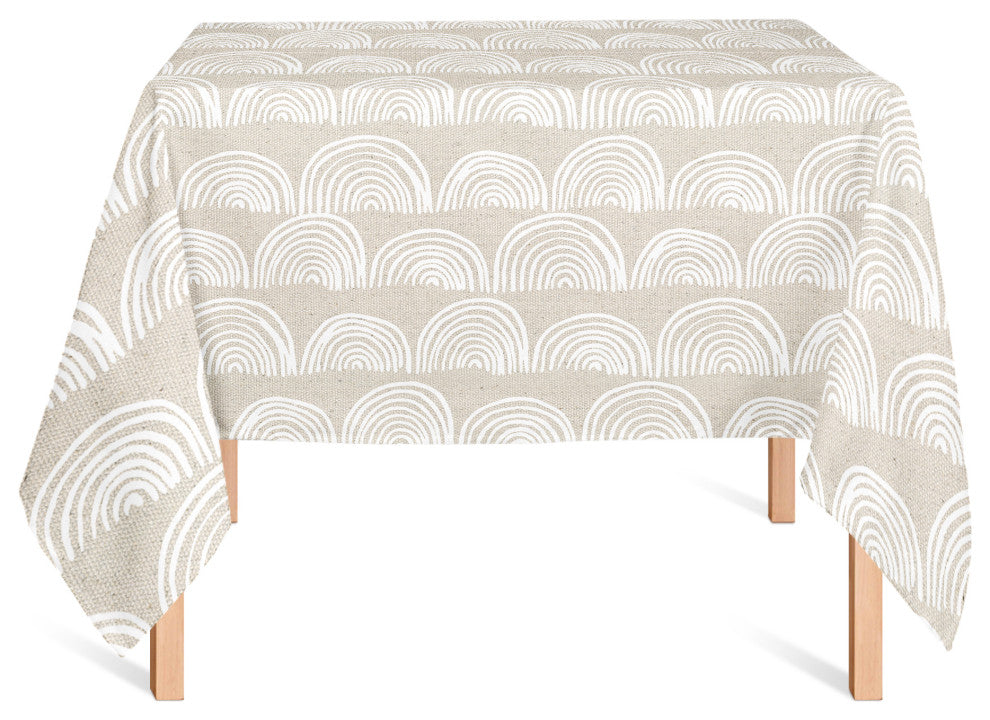 Half Moon Pattern 58x102 Tablecloth