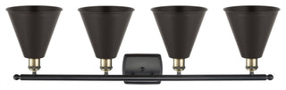 Ballston Cone Bath Vanity Light, Black Antique Brass, Matte Black