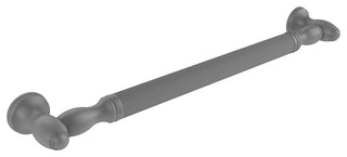 16" Grab Bar Reeded, Matte Gray