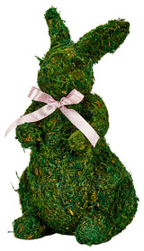 11" Tabletop Moss Easter Bunny