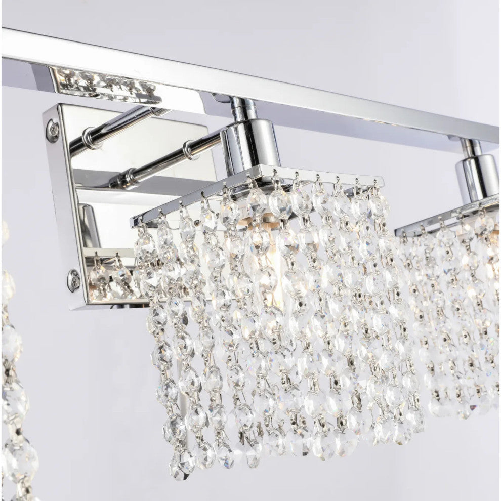 Elegant Lighting LD7014 Phineas 5 Light 42"W Bathroom Vanity - Chrome
