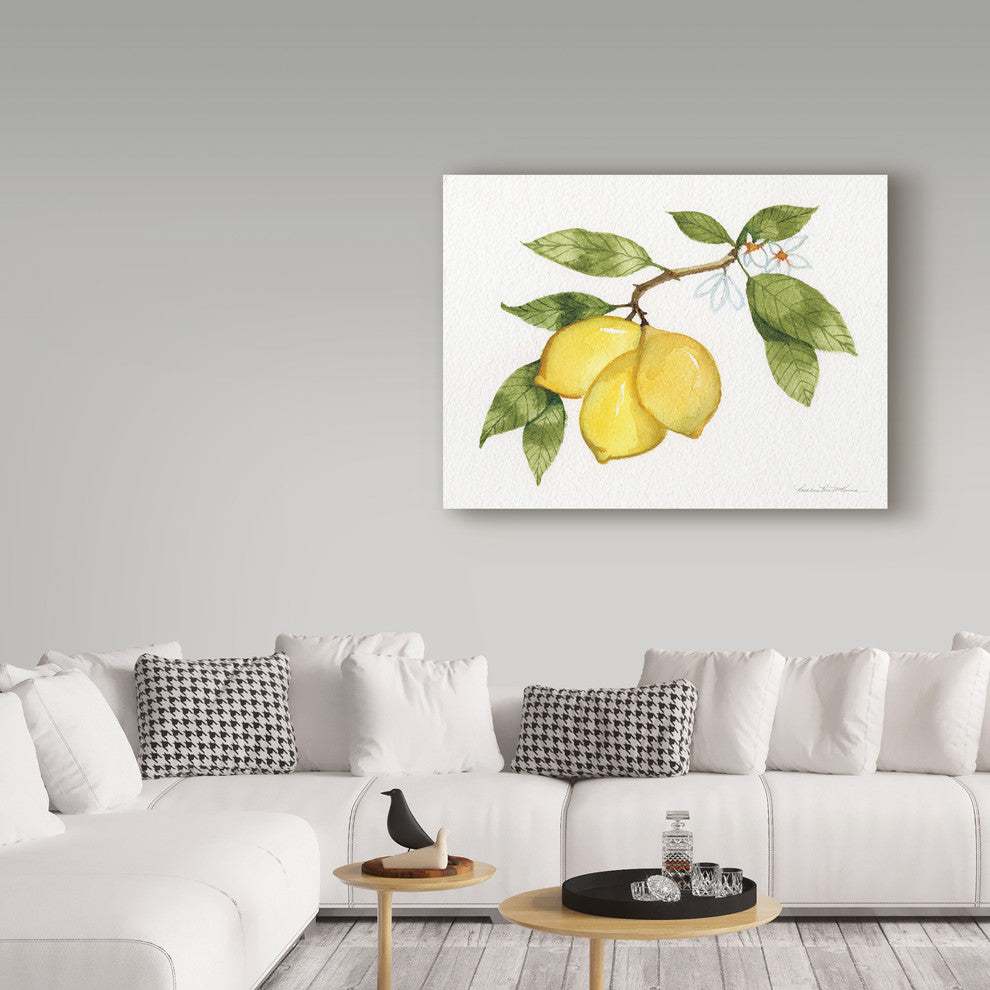Kathleen Parr Mckenna 'Citrus Garden I' Canvas Art
