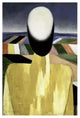 "Two Farmers (left)" Digital Paper Print by Kazimir Malevich, 18"x26"