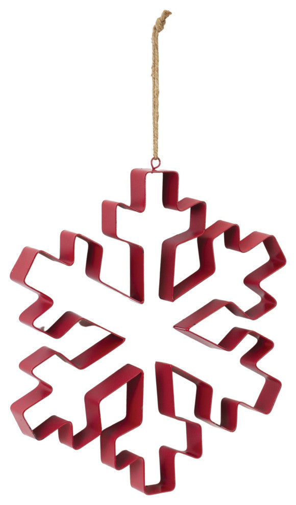 Snowflake Cookie Cutter Ornament, Set of 4