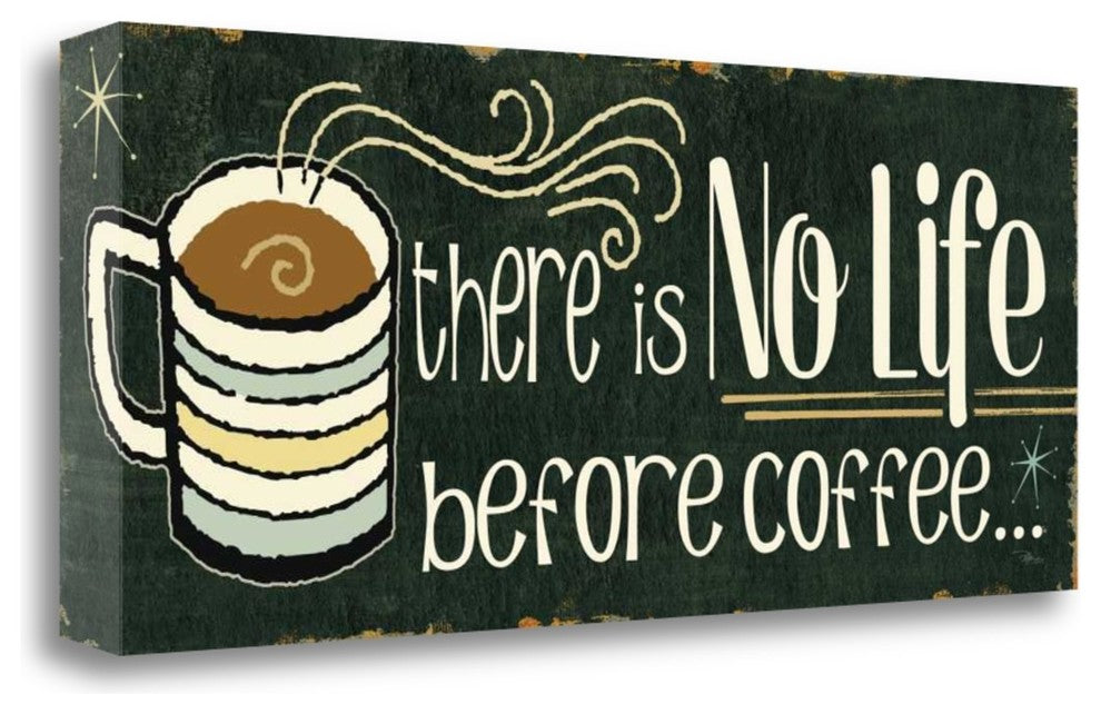 "Funny Coffee II" By Pela Studio, Giclee Print on Gallery Wrap Canvas