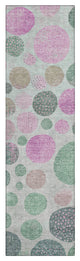 Machine Washable Indoor/Outdoor Chantille ACN1899 Sage 2'3" x 7'6" Runner Rug