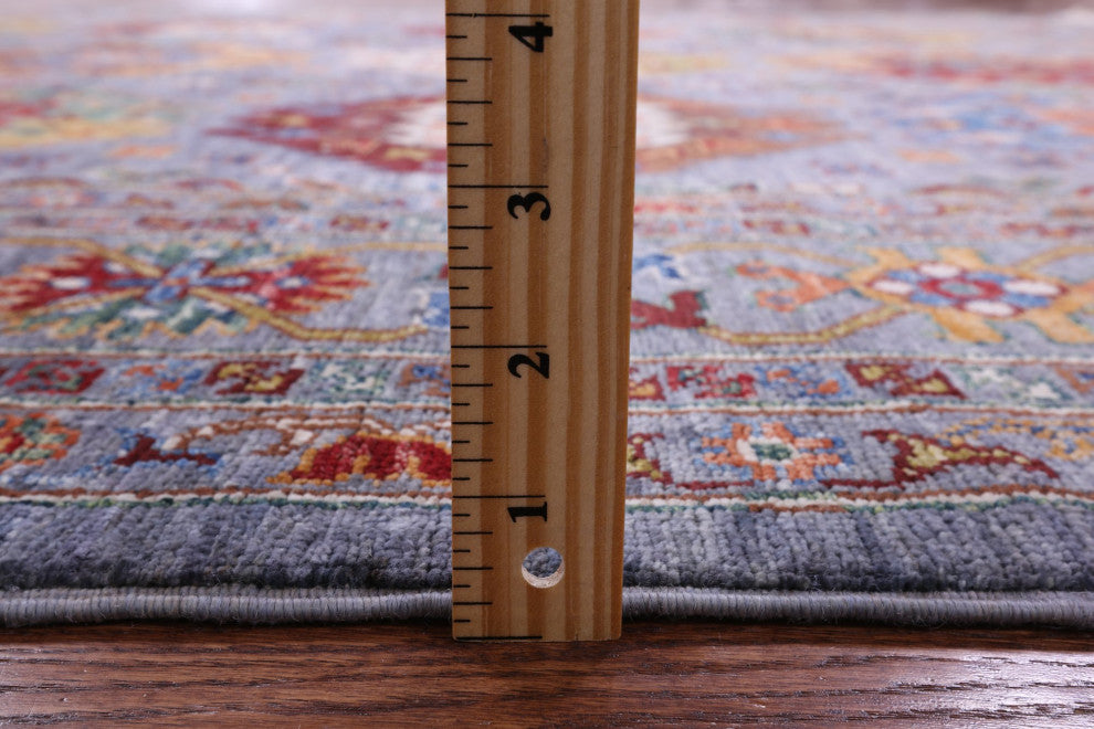 6' 10" X 10' 3" Hand-Knotted Fine Turkmen Wool Rug Q11281