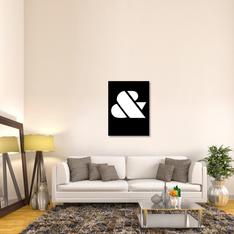 "Ampersand Black and White" Fine Art Print