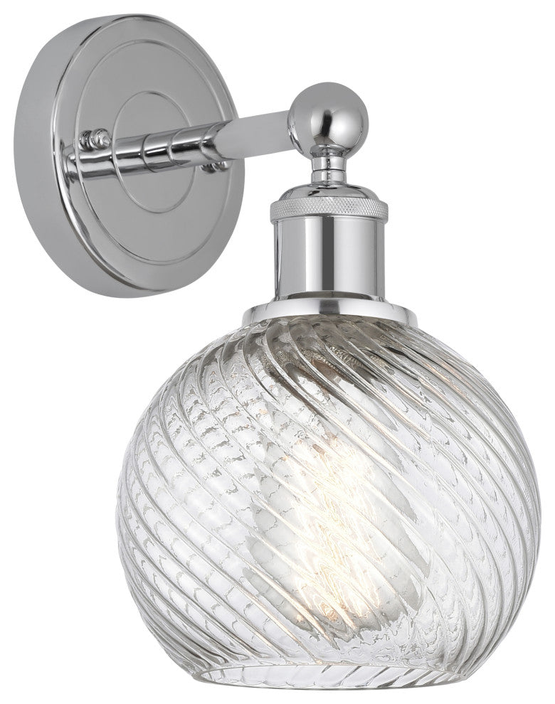 Innovations 616-1W-PC-G1214-6 1 Light Sconce, Polished Chrome