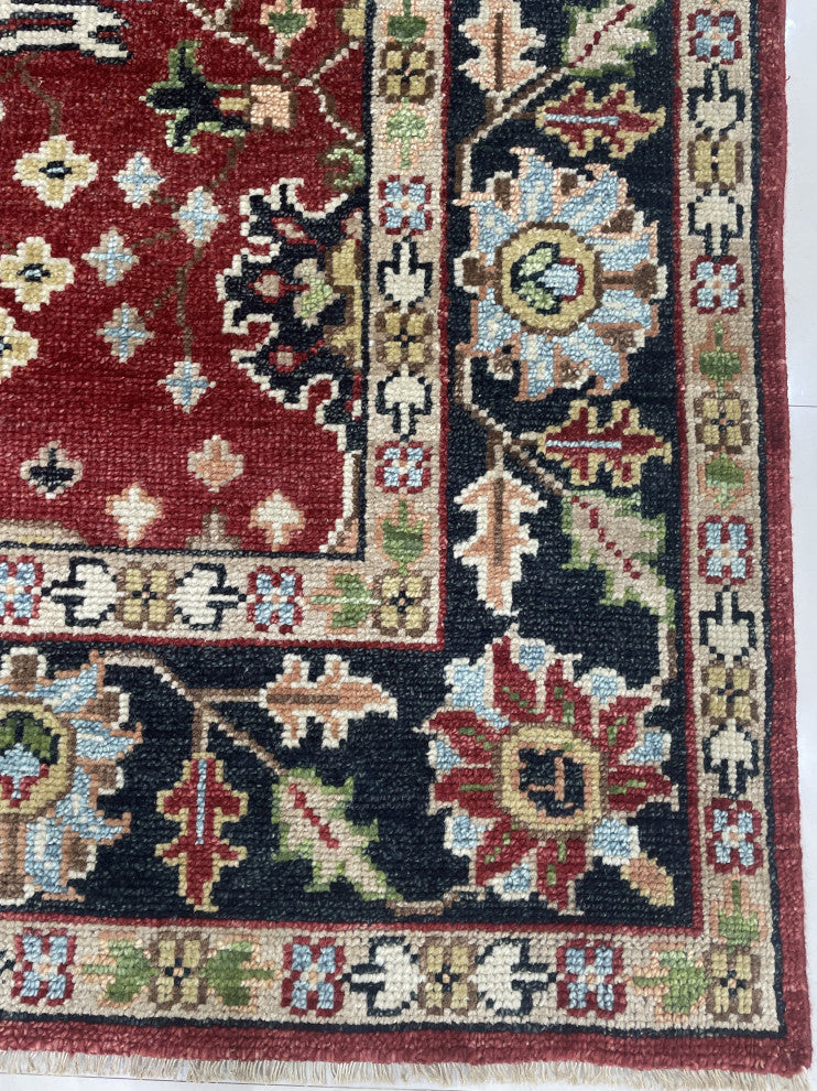 Red Traditional All Over Sultanabad Area Rug