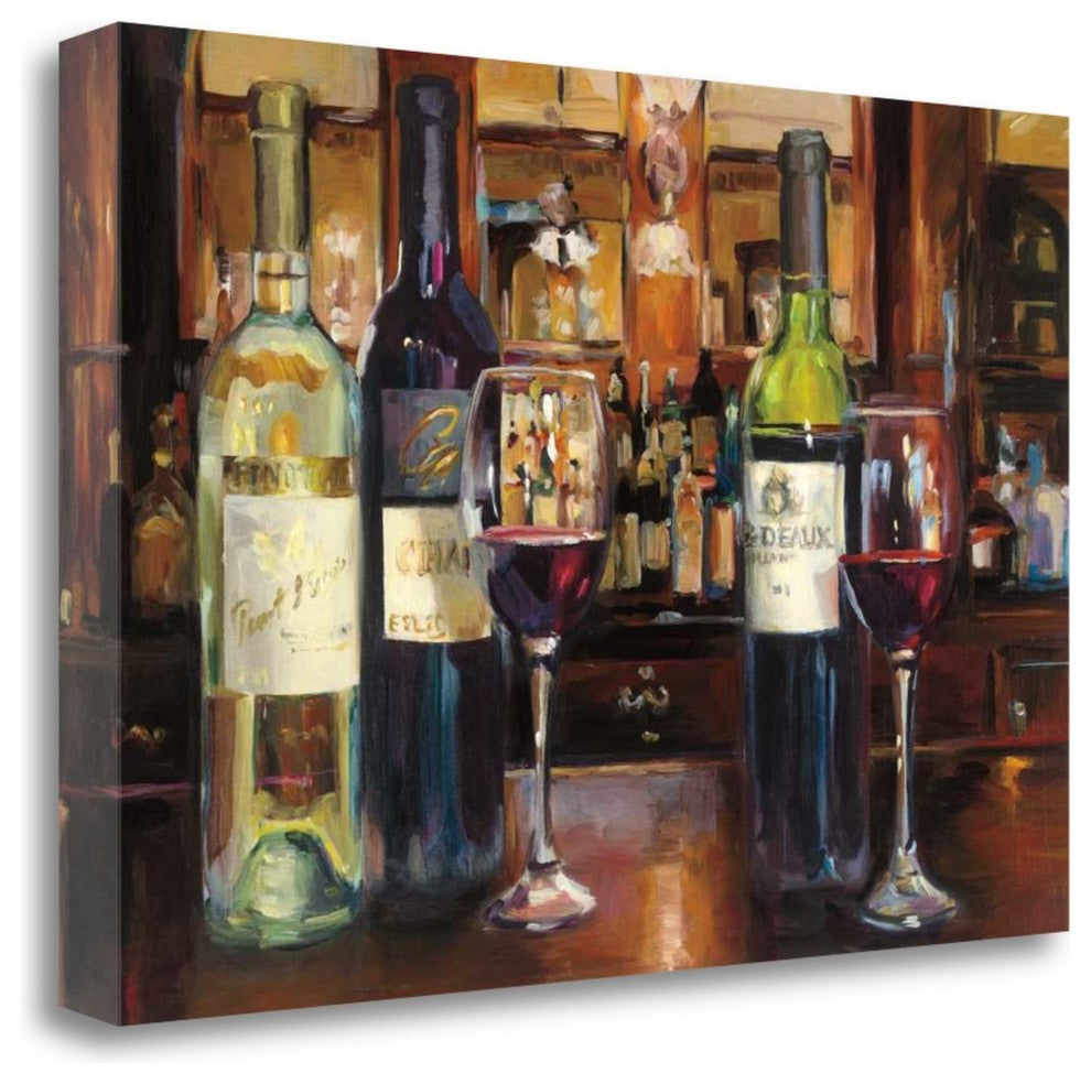 "Reflection Of Wine" By Marilyn Hageman, Giclee Print on Gallery Wrap Canvas