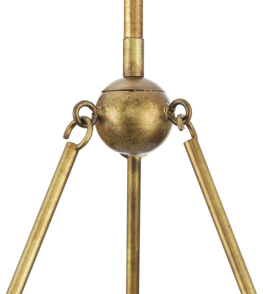 Laurel Collection 6-Light Transitional Chandelier, Gold Ombre