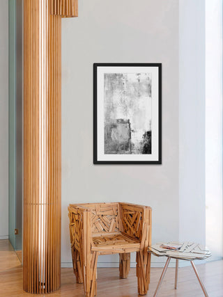 "Deeper Figure" Framed Painting Print, 30"x45"