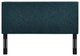 Taylor Twin Upholstered Linen Fabric Headboard-Azure